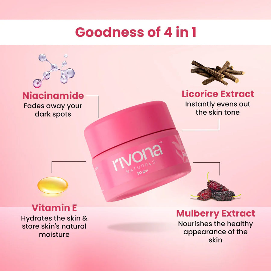 Rivona Bright Pink Face Cream 50Gm