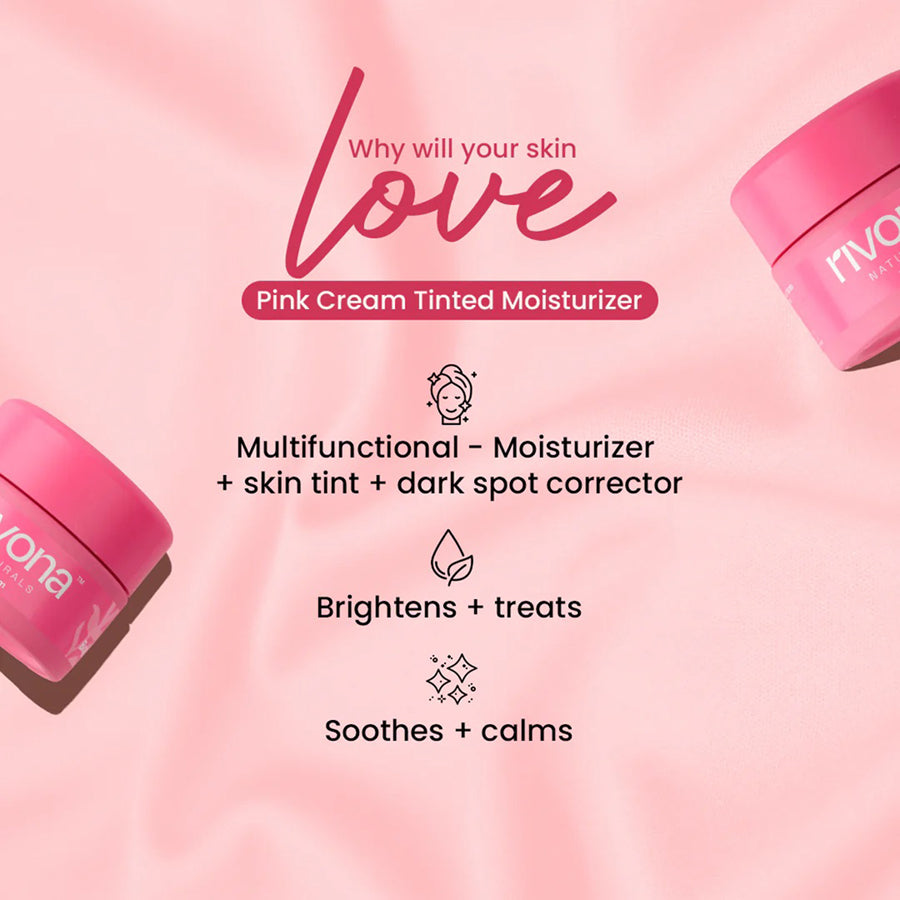 Rivona Bright Pink Face Cream 50Gm