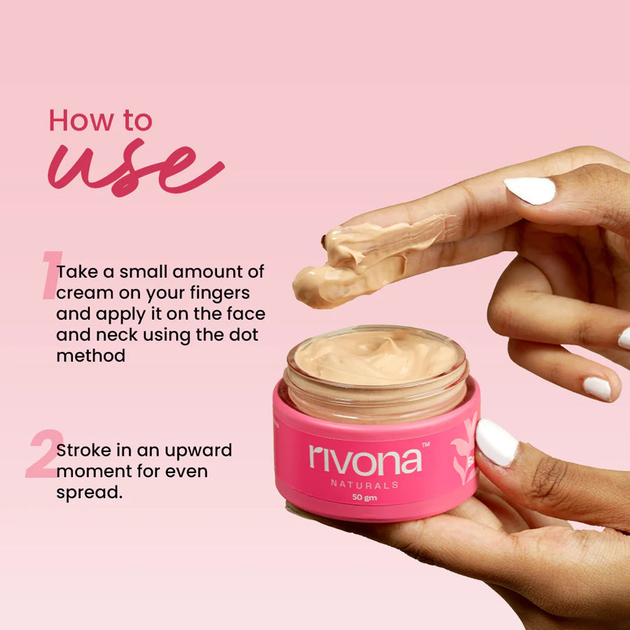 Rivona Bright Pink Face Cream 50Gm