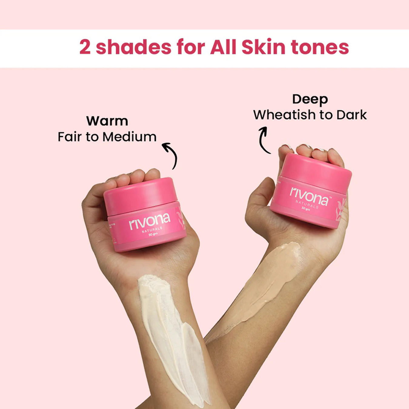Rivona Bright Pink Face Cream 50Gm