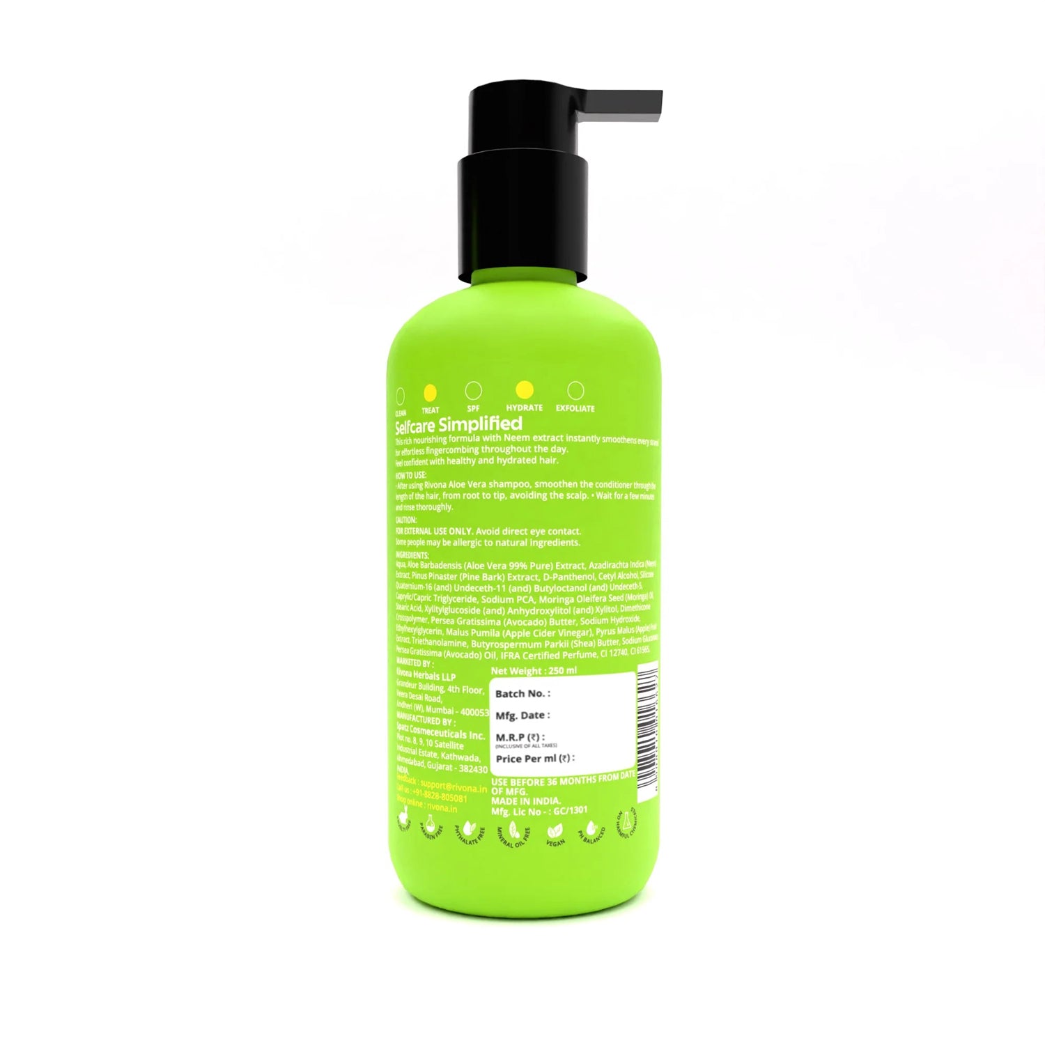 Rivona Aloe Vera Conditioner With Avocado