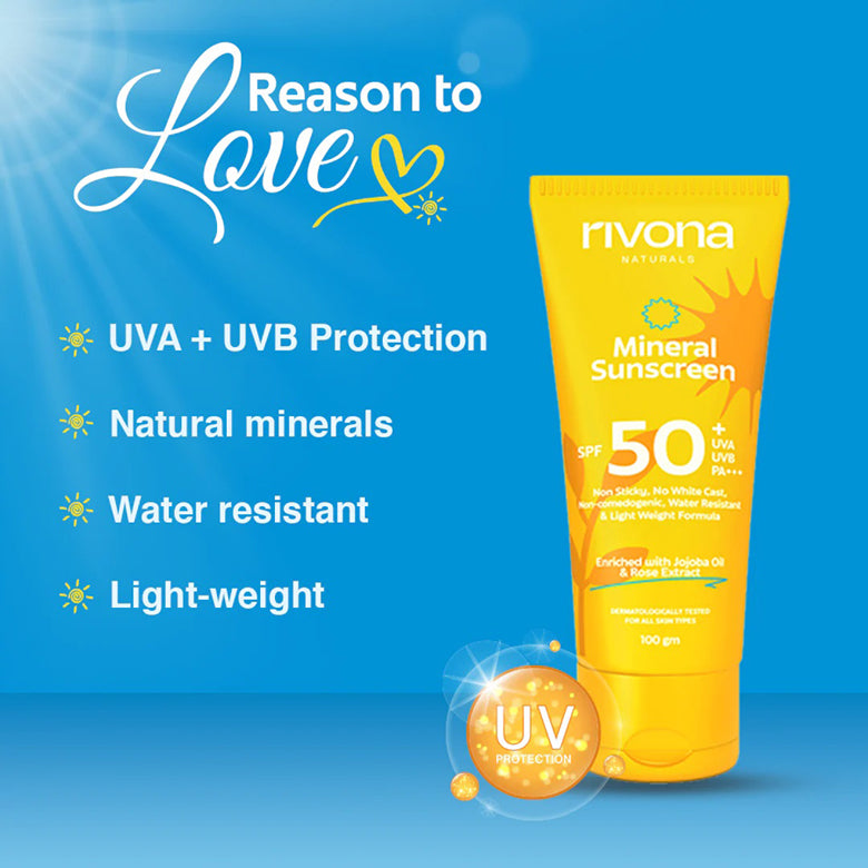 Rivona Naturals Mineral Sunscreen Spf 50 Pa