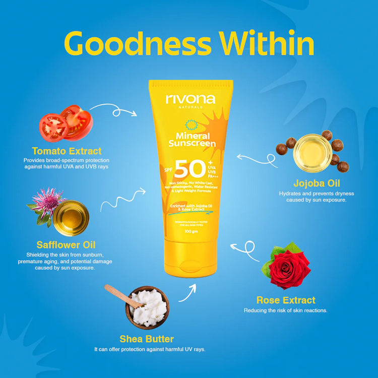 Rivona Naturals Mineral Sunscreen Spf 50 Pa