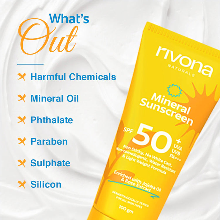 Rivona Naturals Mineral Sunscreen Spf 50 Pa