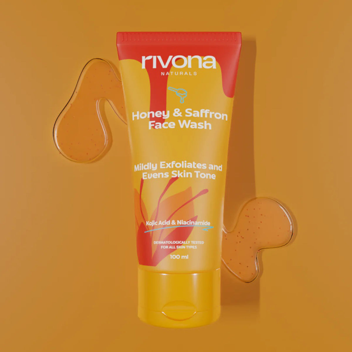 Rivona Honey & Saffron Fairness Face Wash
