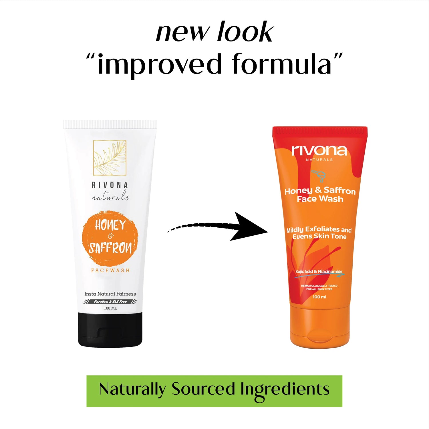 Rivona Honey & Saffron Fairness Face Wash