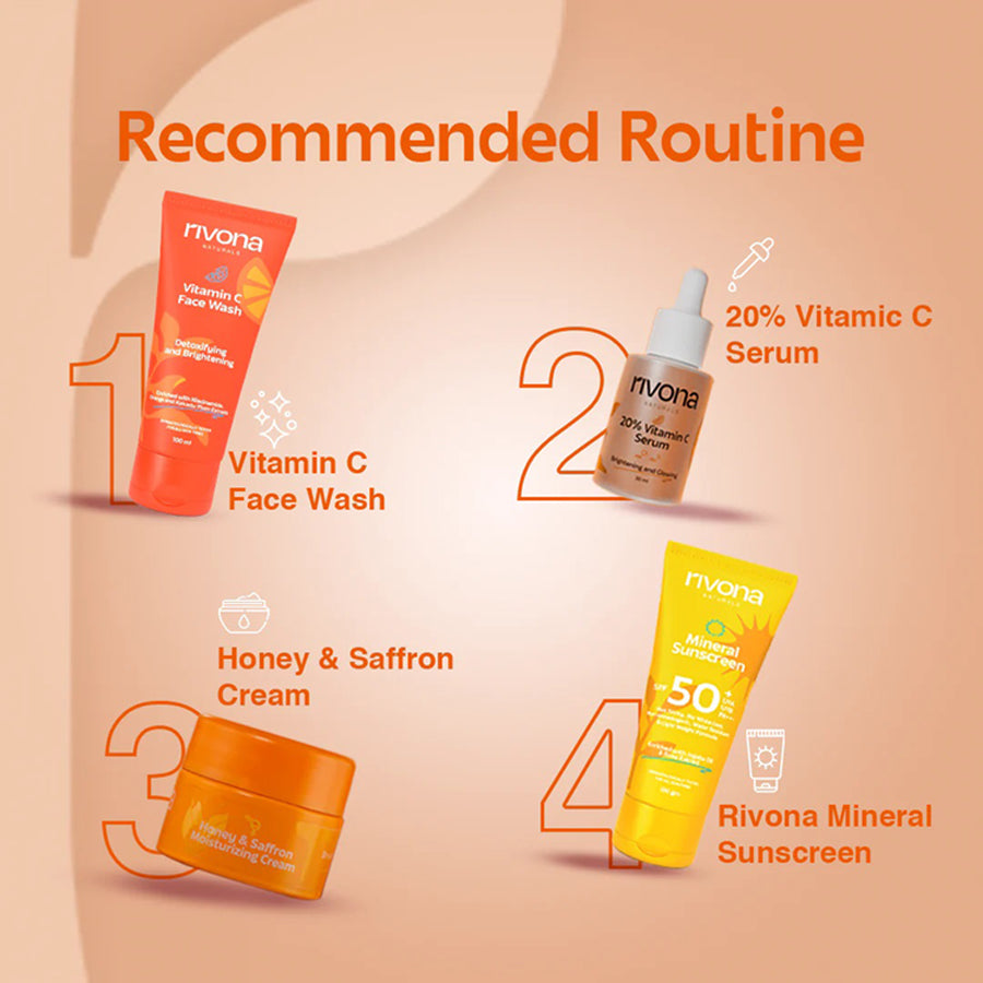 Rivona Honey And Saffron Face Moisturizing Cream