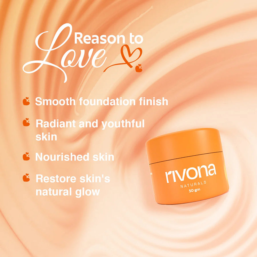 Rivona Honey And Saffron Face Moisturizing Cream