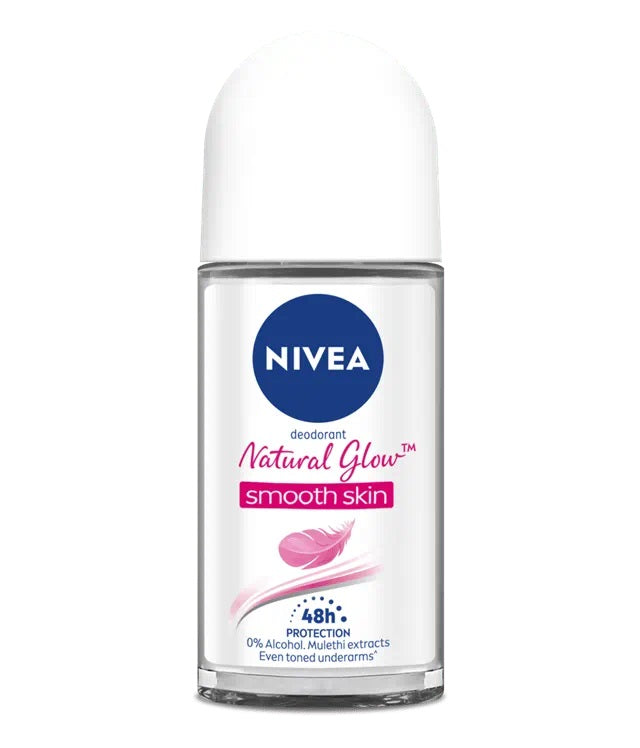 Nivea Natural Glow Deodorant Smooth Roll On