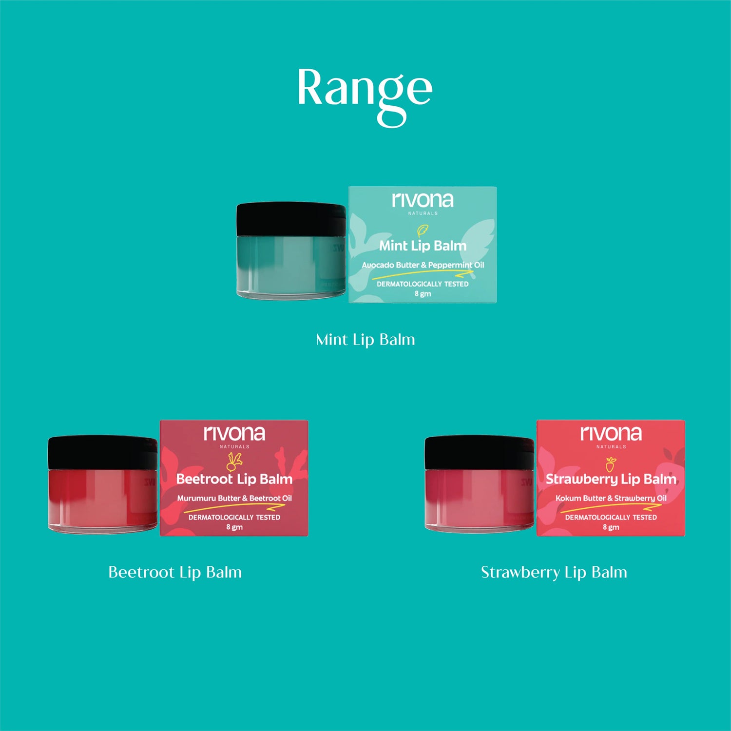 Rivona Lip Balm 8Gm