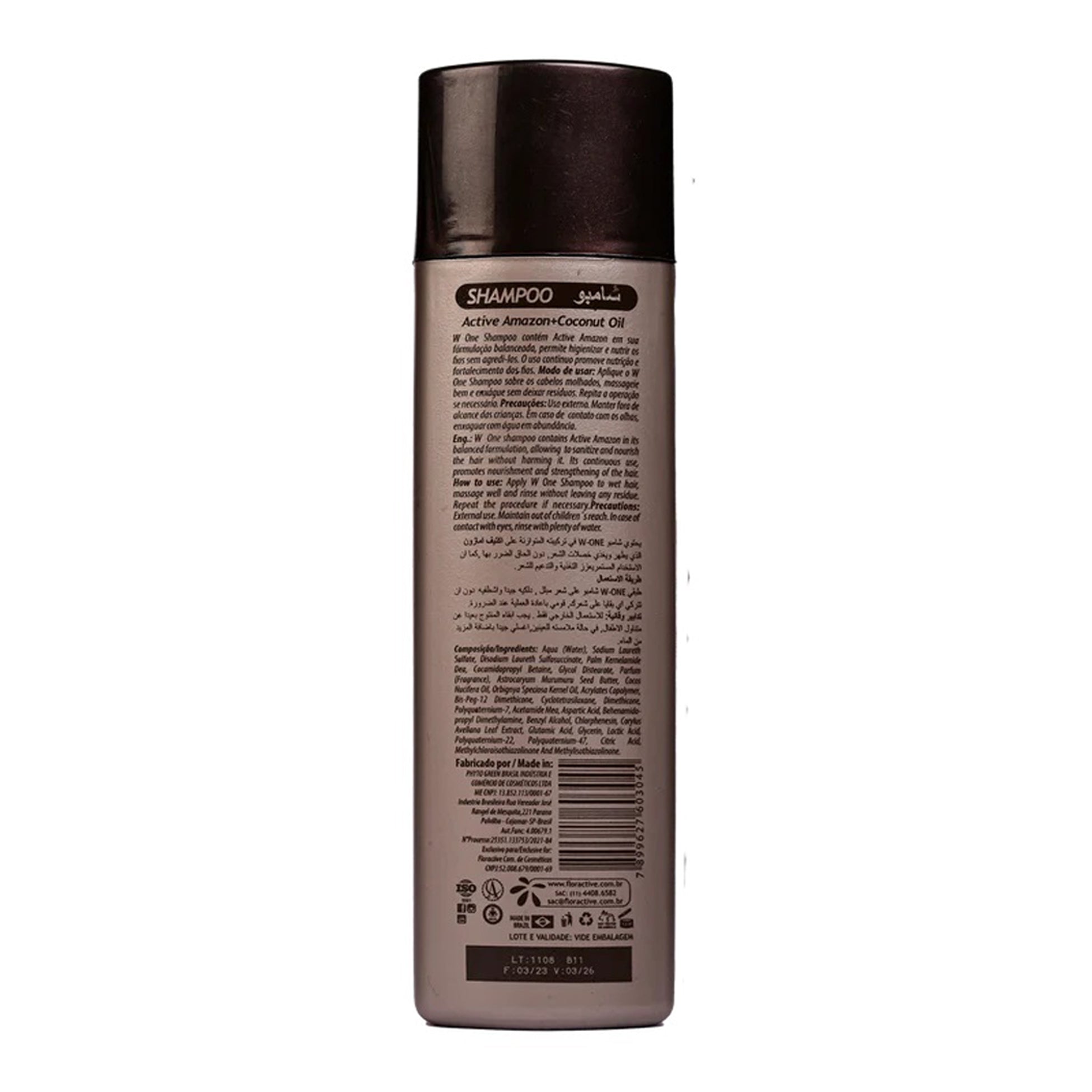Floractive Wone Shampoo Active Amzon+Coconut Oil