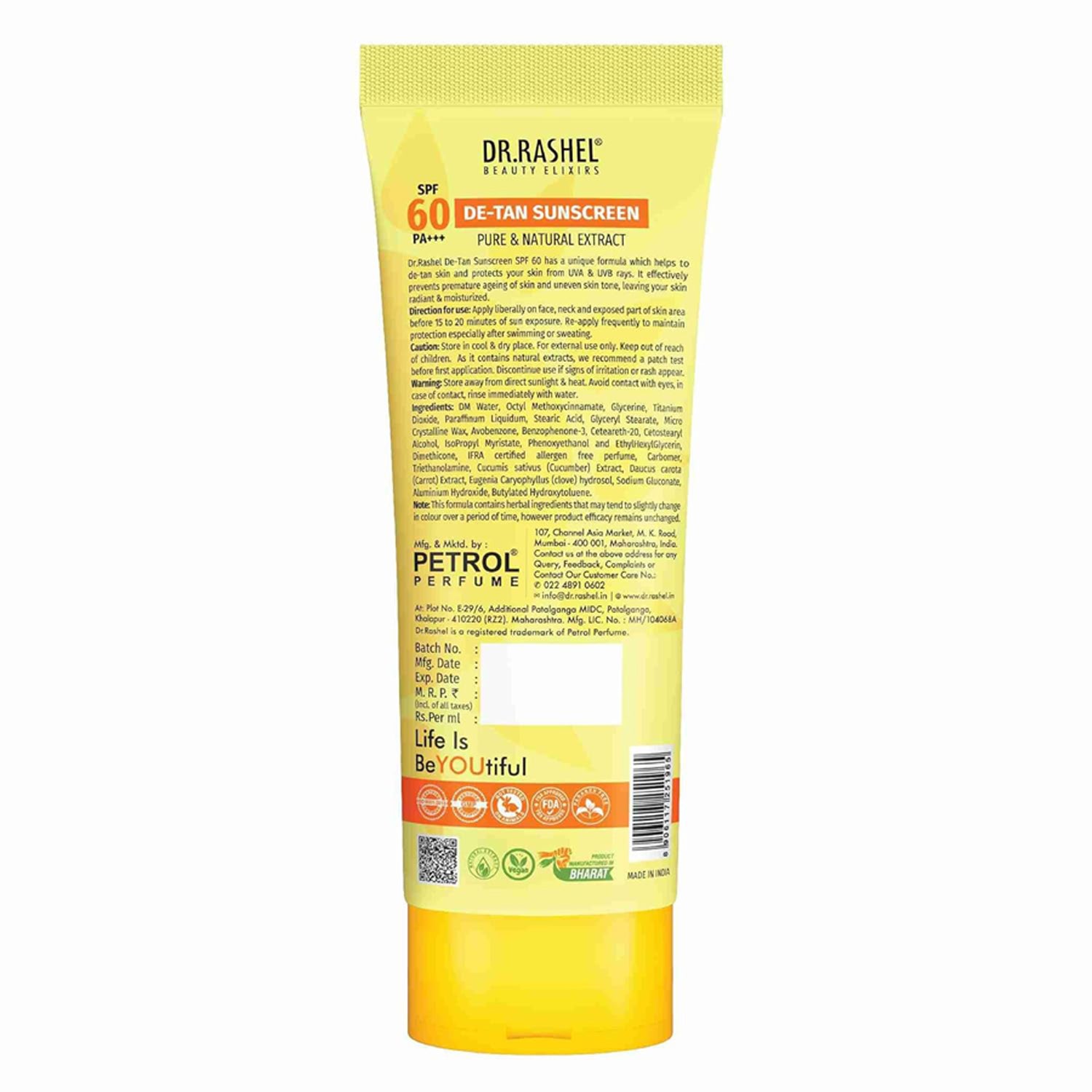 Dr.Rashel Detan Sunscreen 100Ml