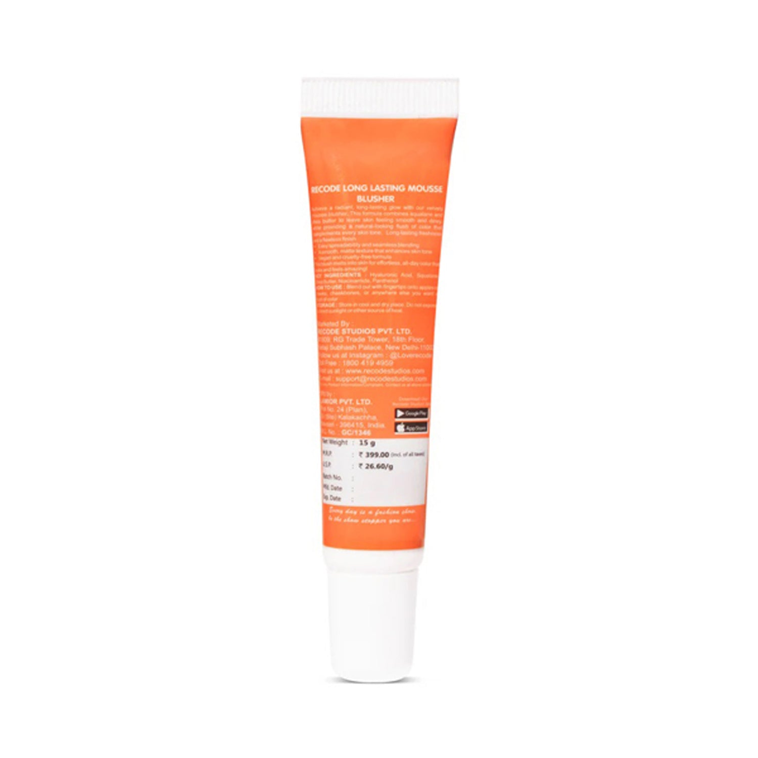 Recode Mousse Blusher 15G