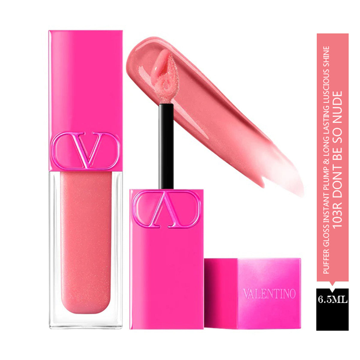 Valentino Puffer Gloss Instant Plump & Long Lasting Luscious Shine 6.5Ml