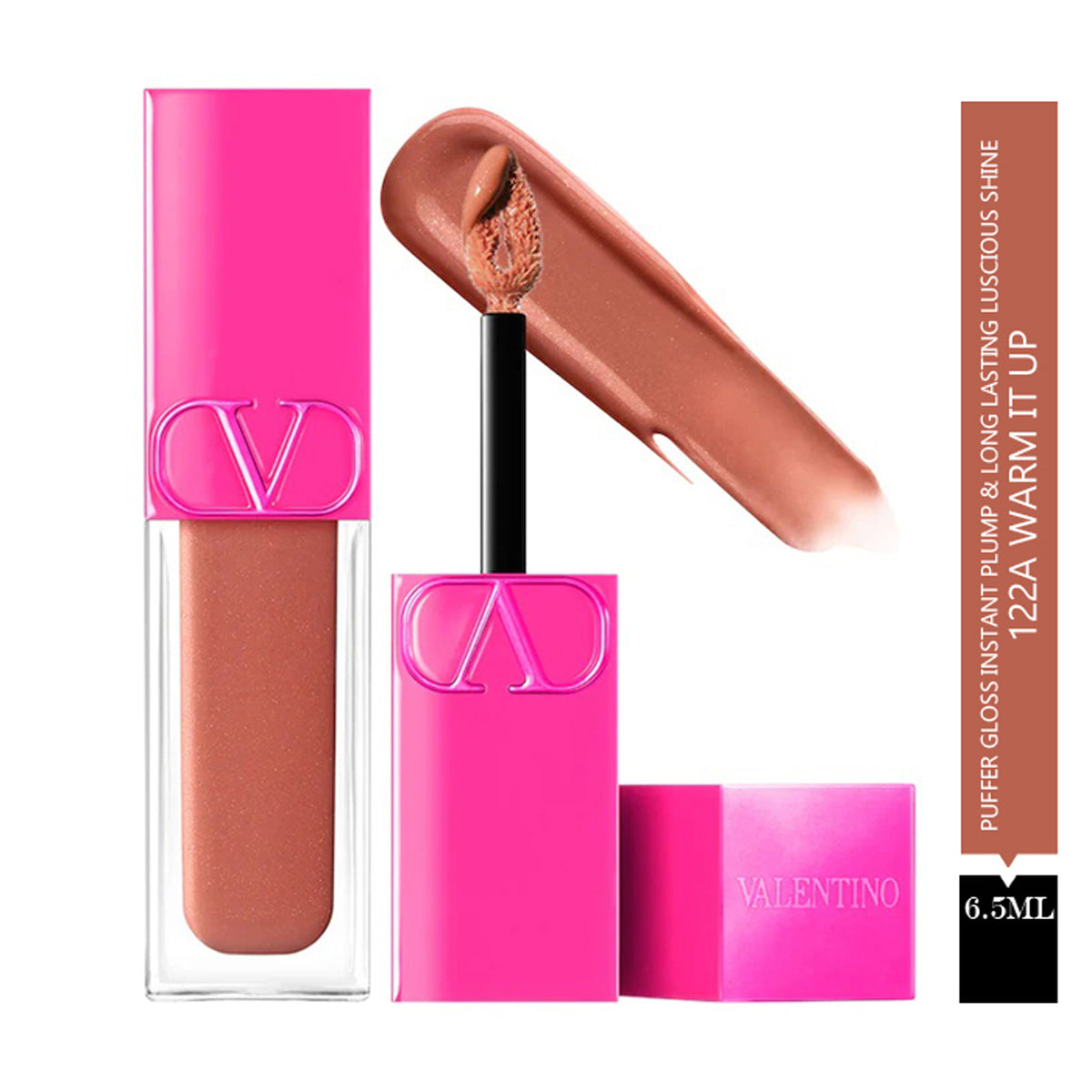 Valentino Puffer Gloss Instant Plump & Long Lasting Luscious Shine 6.5Ml