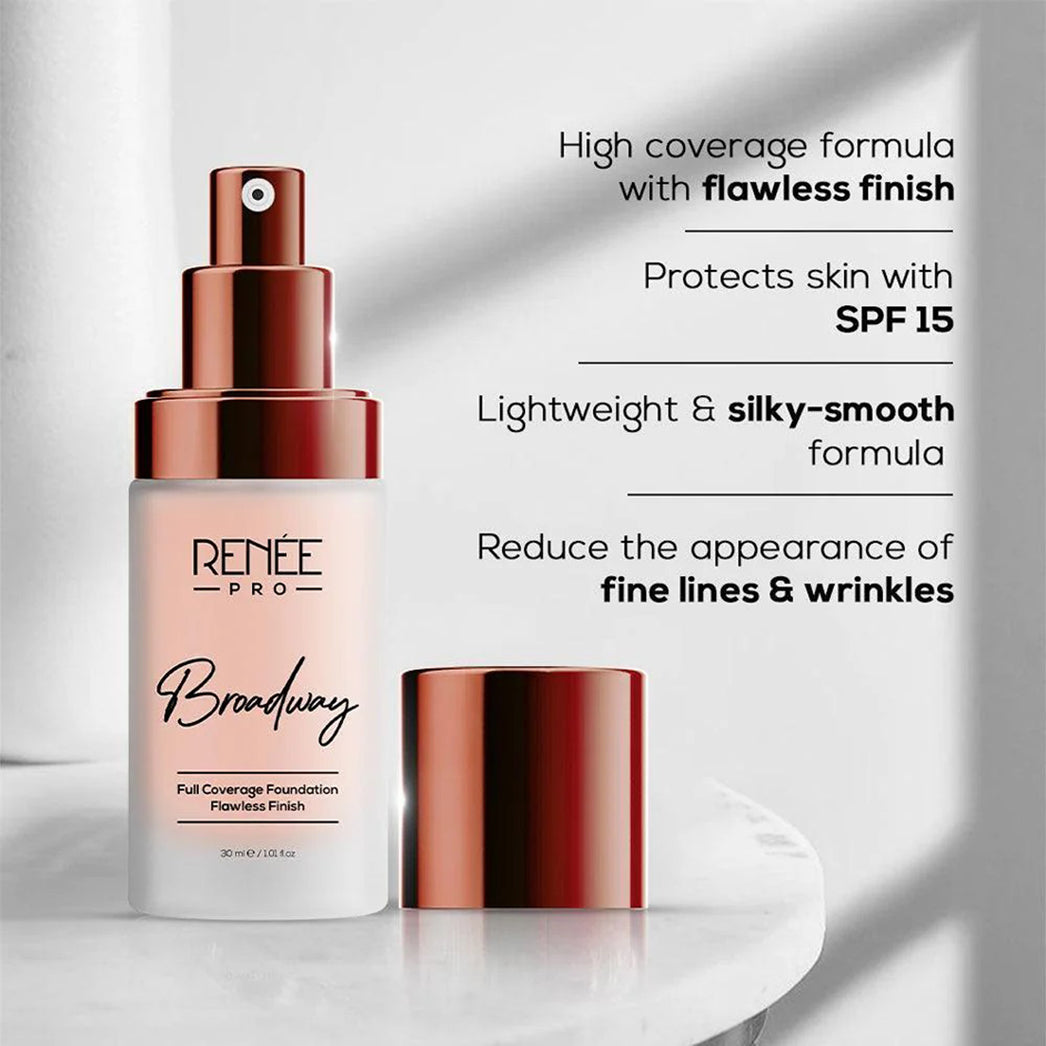 Renee Pro Broadway Full Coverage Foundation 30Ml