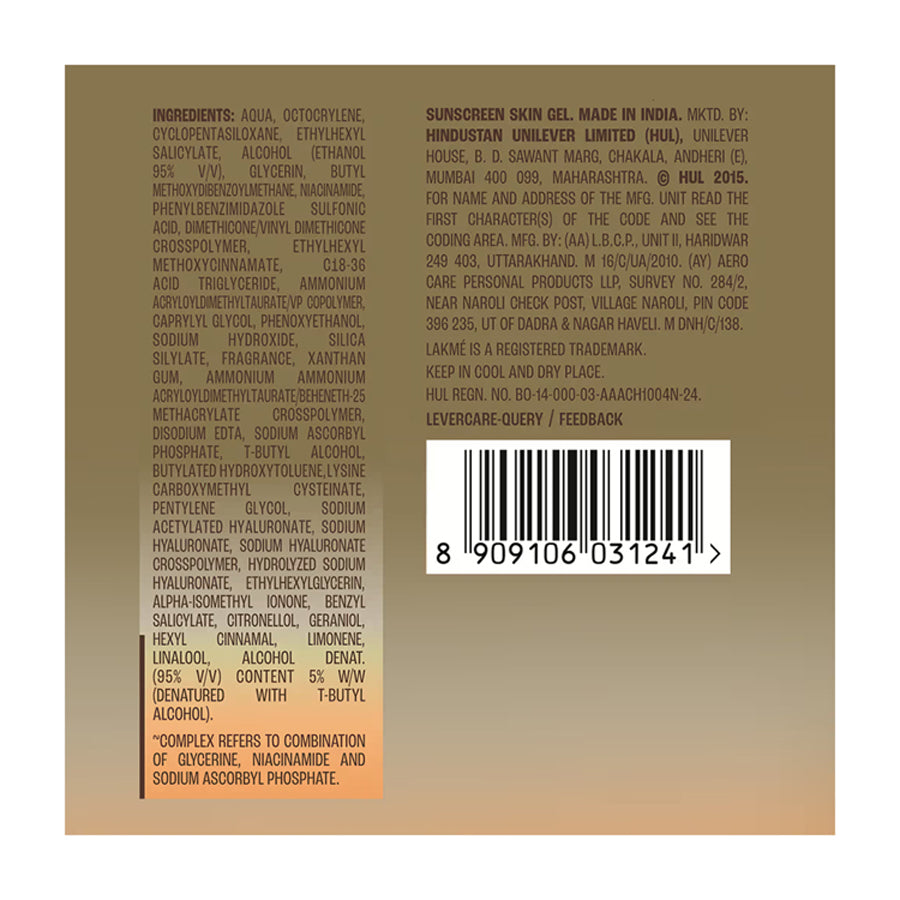 Lakme Sun Expert 5Per Nia-C Complex Spf 50 Pa+++