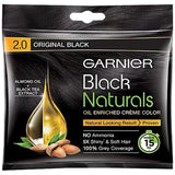 Garnier Black Naturals Oil Enriched Creme Color 20Ml+20G