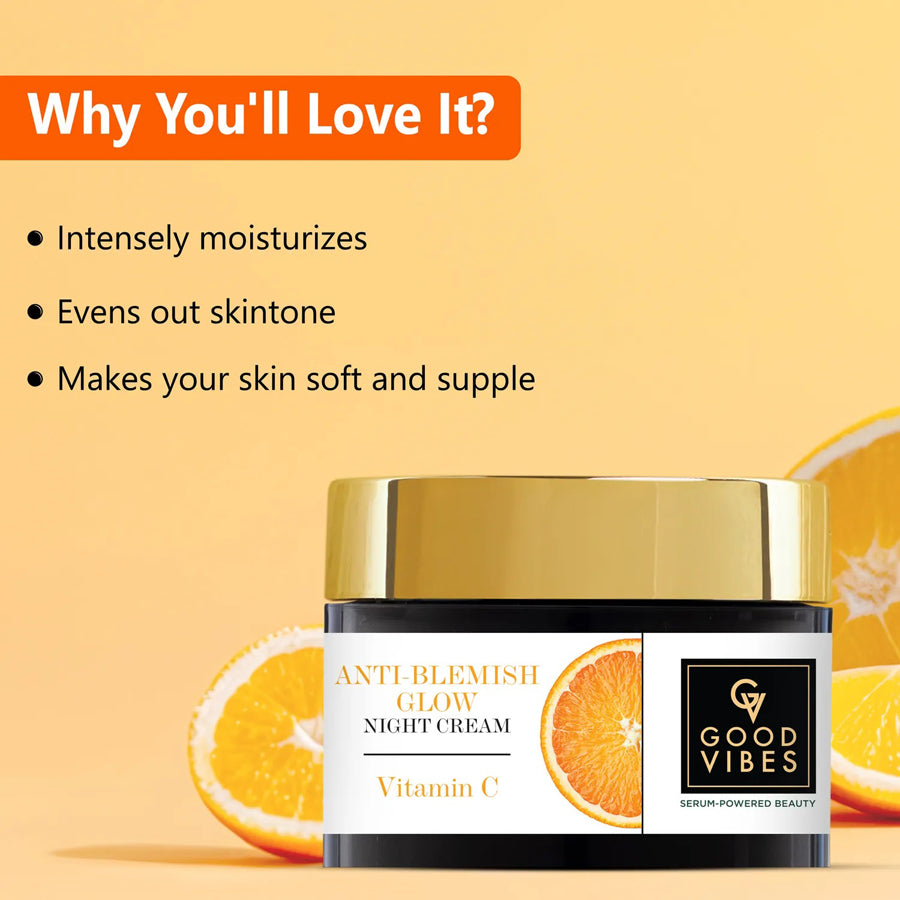 Good Vibes Anti- Blemish Glow Vitamic C Night Cream