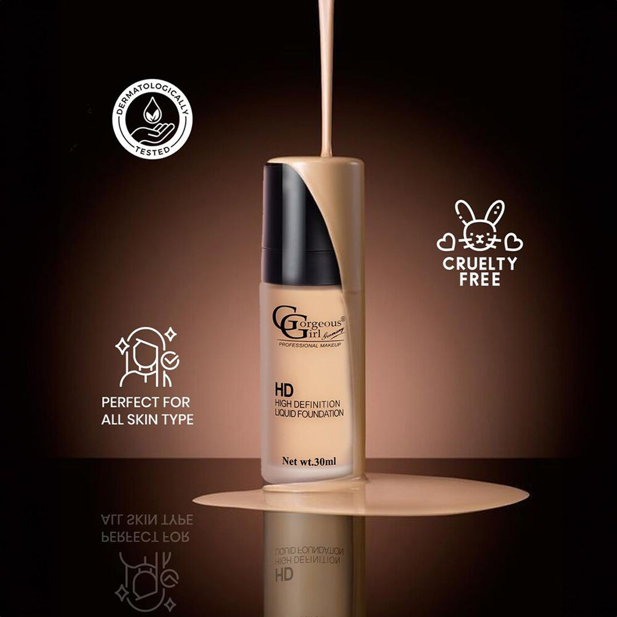 Gorgeous Girl Pro Matte Delight Foundation 30Ml