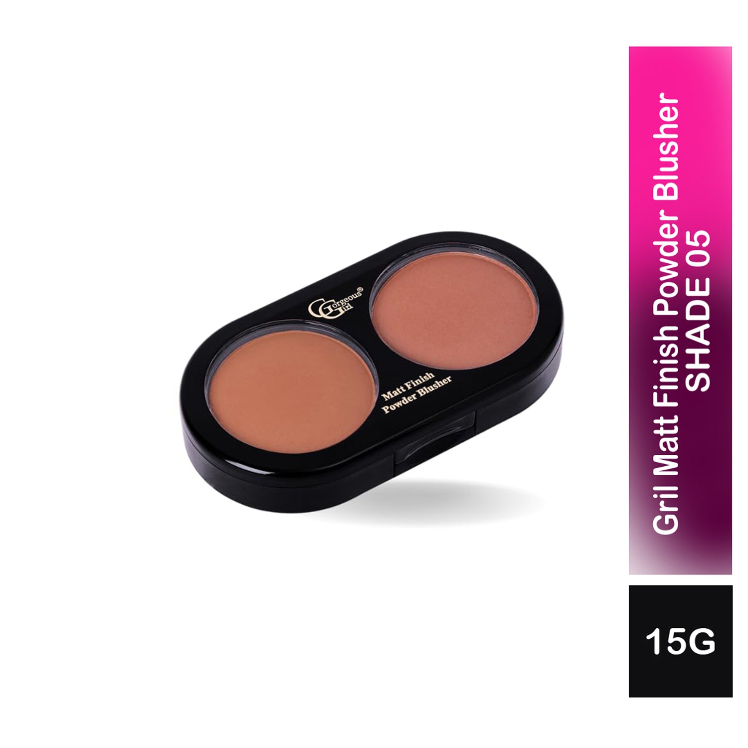 Gorgeous Gril Matt Finish Powder Blusher 15G