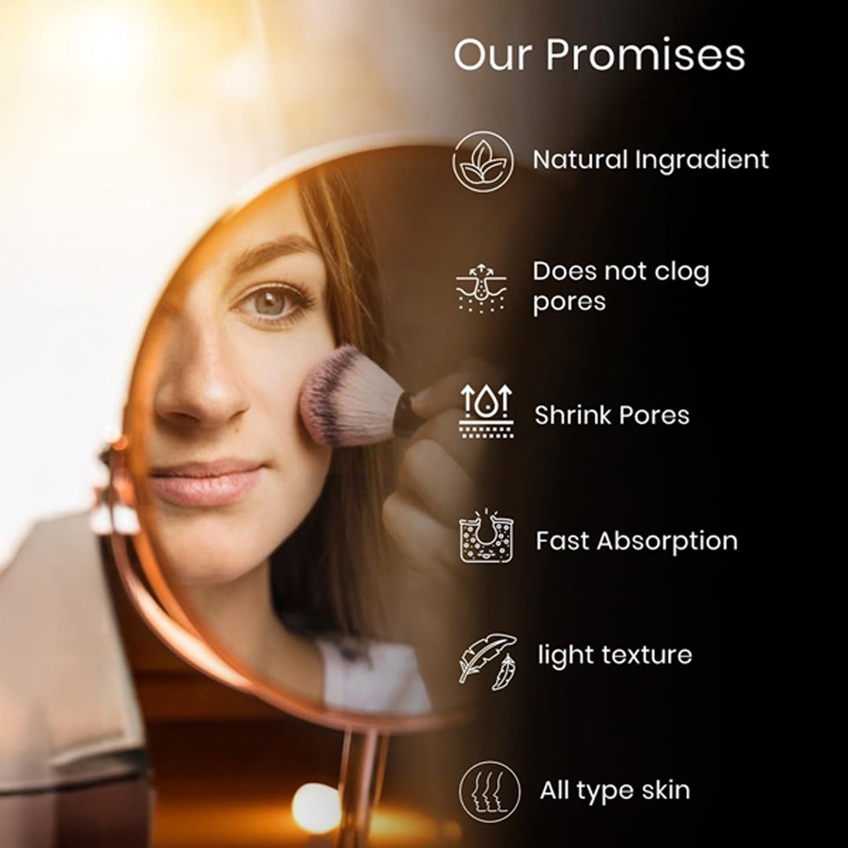 Gorgeous Gril Skin Matte Derma Protect Mineral Mattifying Compact Powder