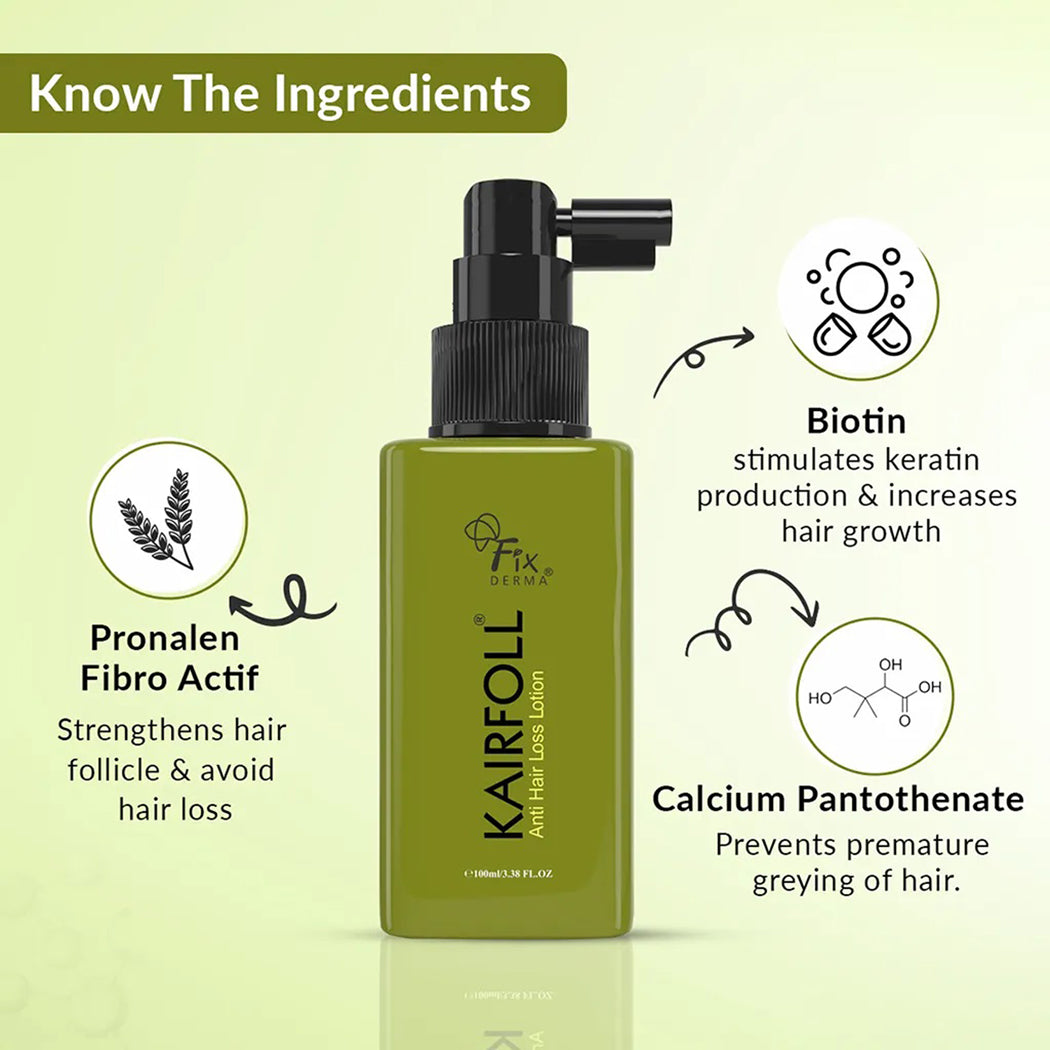 Fixderma Kairfoll Anti Hair Loss Lotion