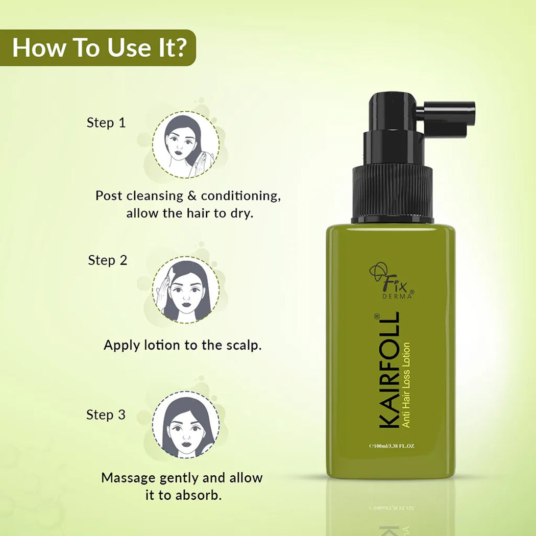 Fixderma Kairfoll Anti Hair Loss Lotion