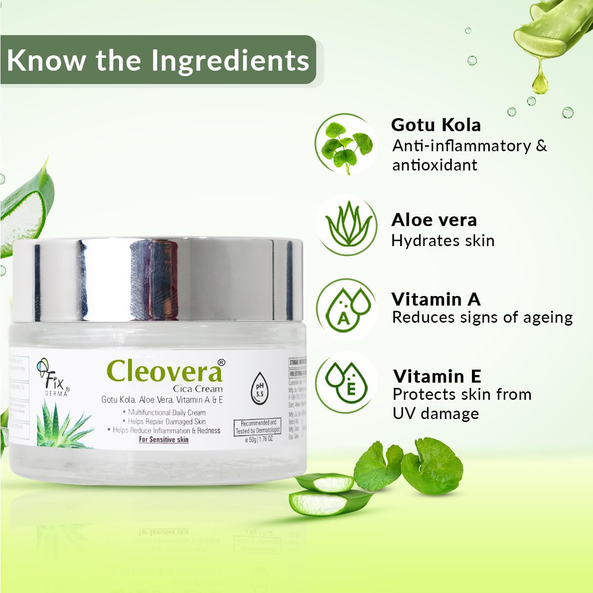 Fixderma Cleovera Cica Cream