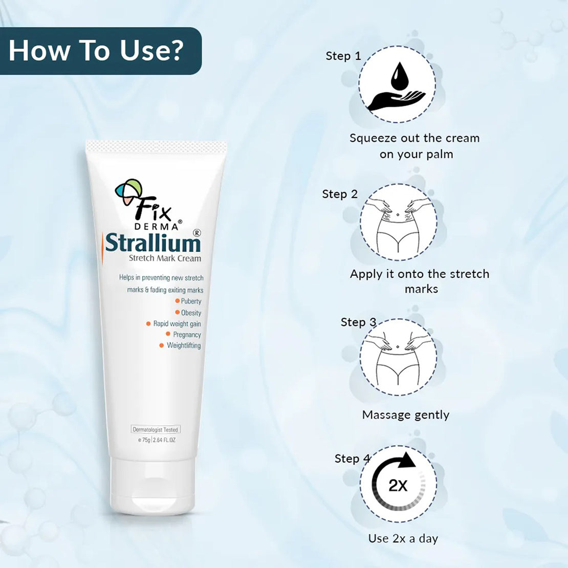 Fixderma Strallium Stretch Marks Cream