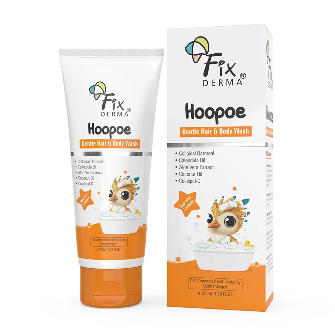 Fixderma Hoopoe Gentle Hair & Body Wash