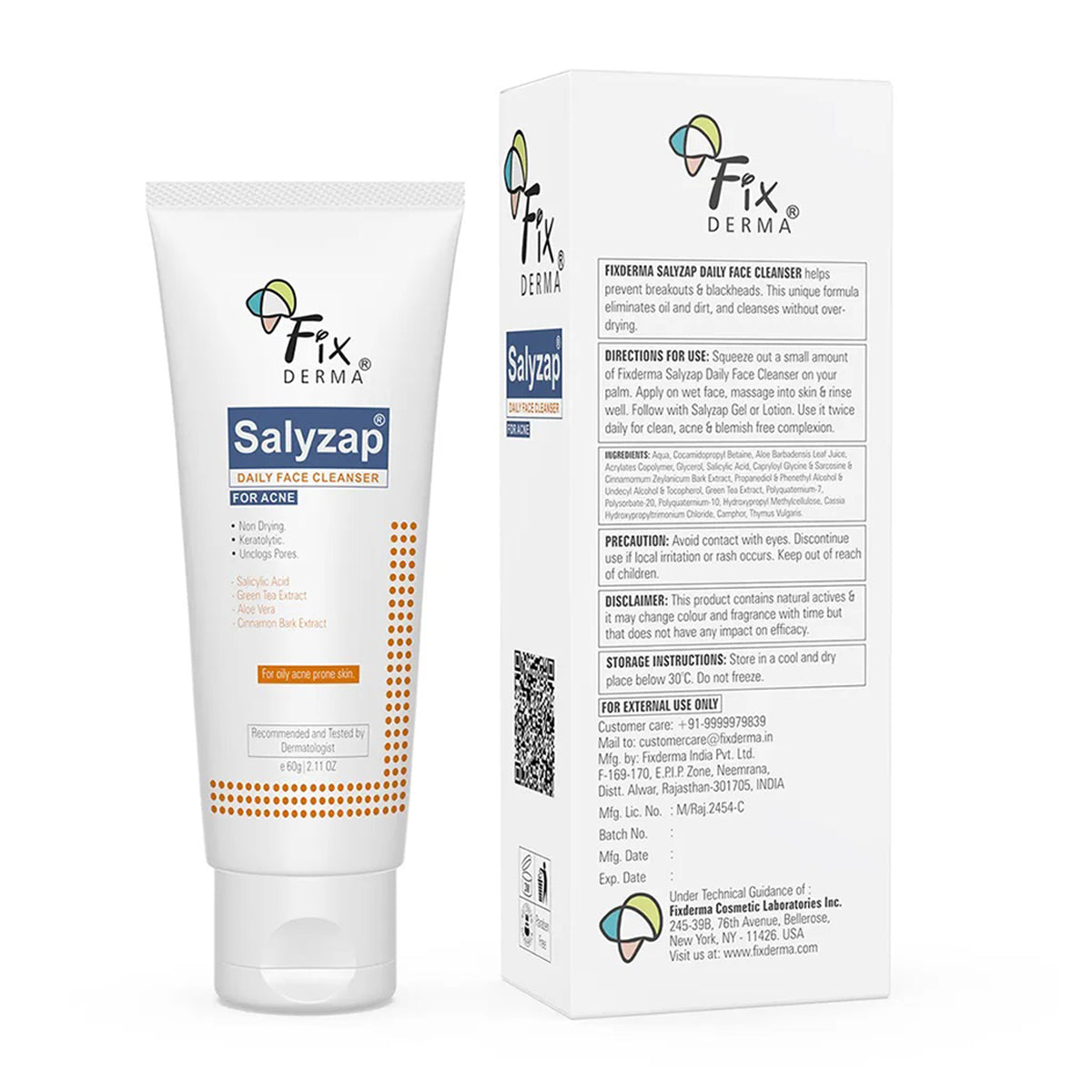 Fixderma Salyzap Daily Face Cleanser