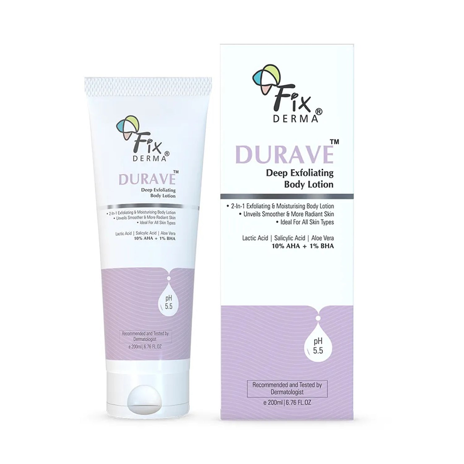 Fixderma Durave Deep Exfoliating Body Lotion