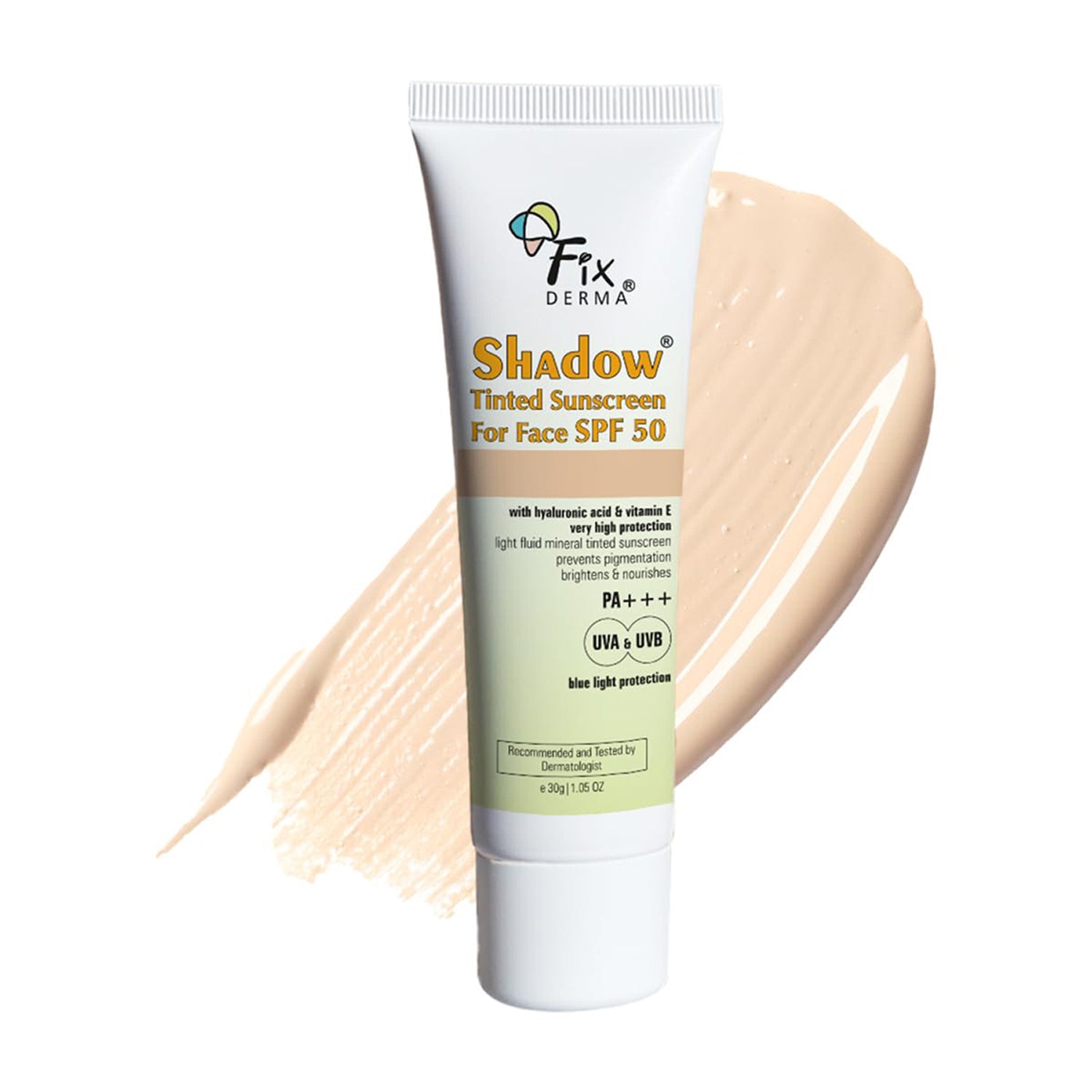 Fixderma Shadow Spf 50+ Tinted Sunscreen 30G