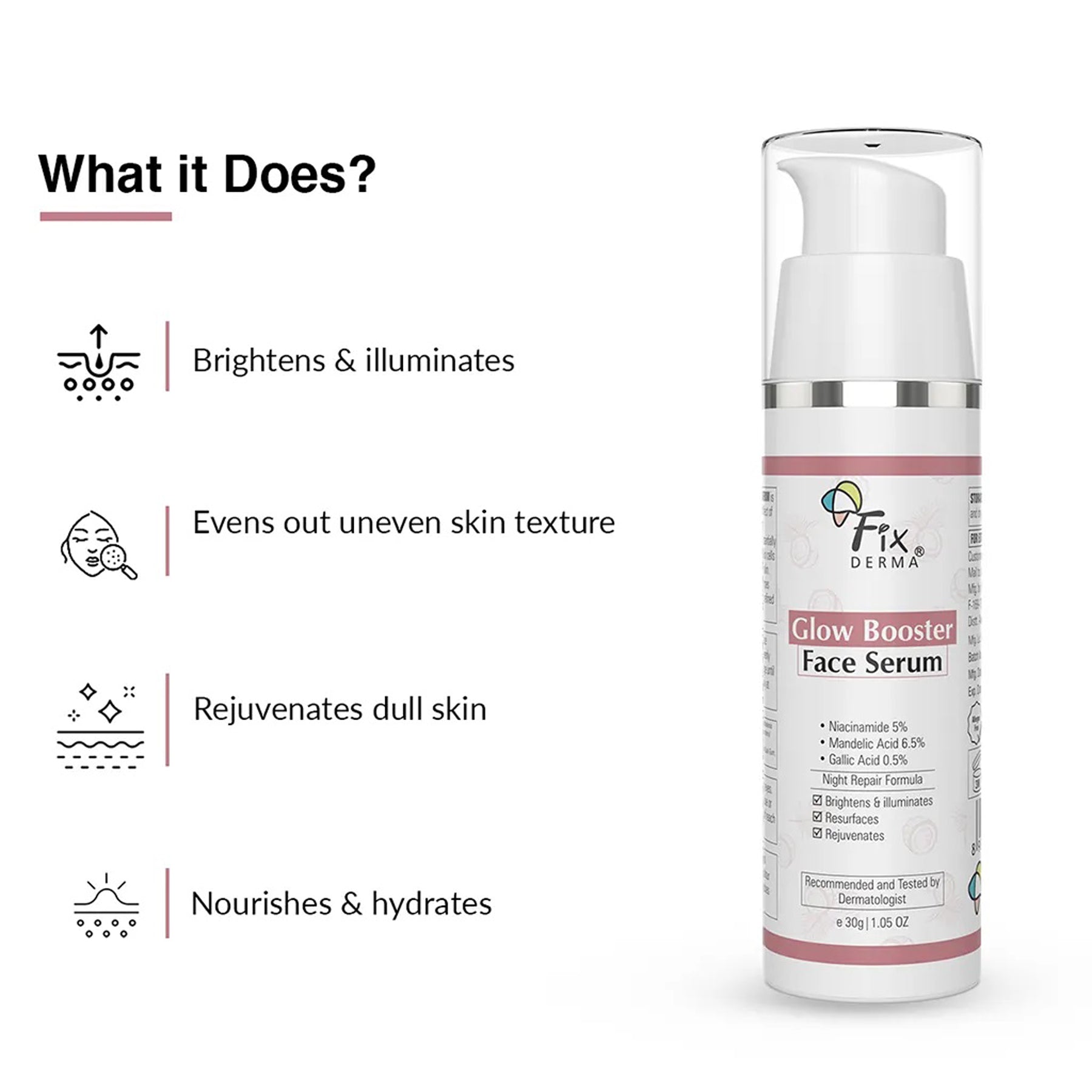 Fixderma Glow Booster Face Serum