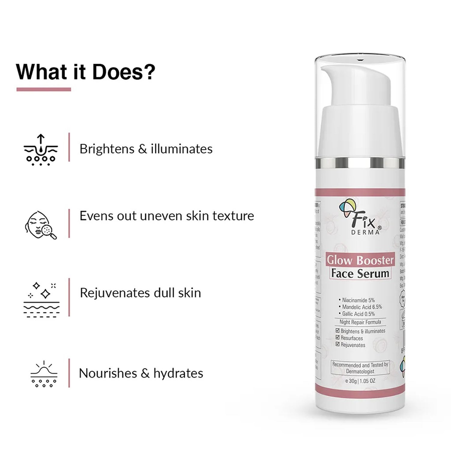 Fixderma Glow Booster Face Serum