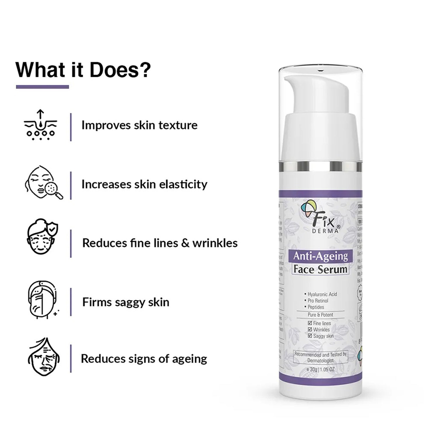 Fixderma Anti Ageing Face Serum