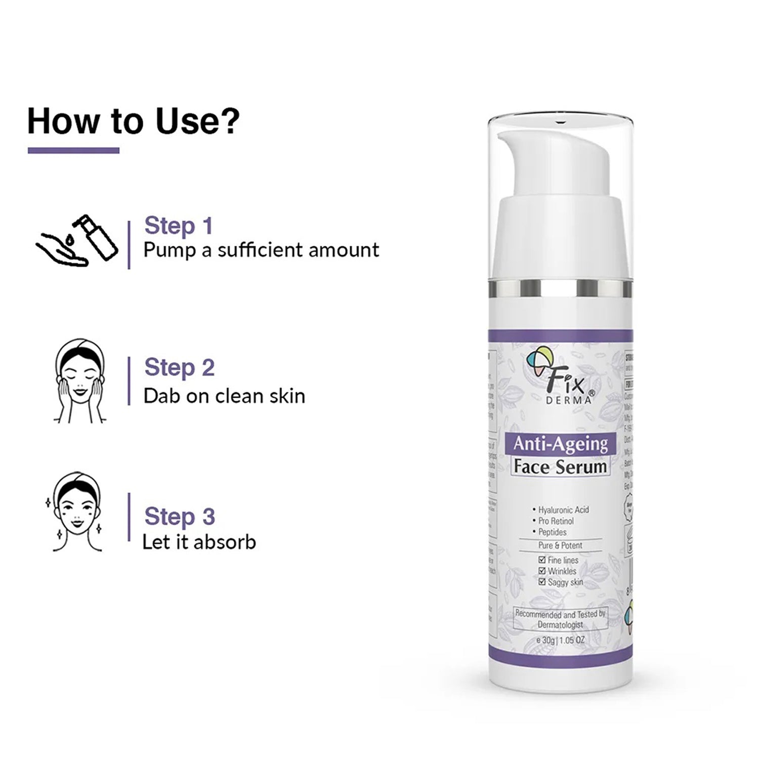 Fixderma Anti Ageing Face Serum