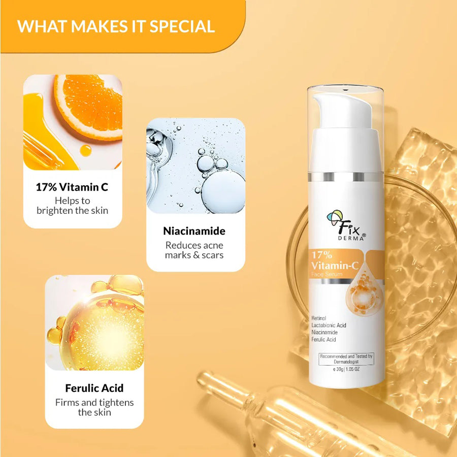 Fixderma 17PER Vitamin C Face Serum