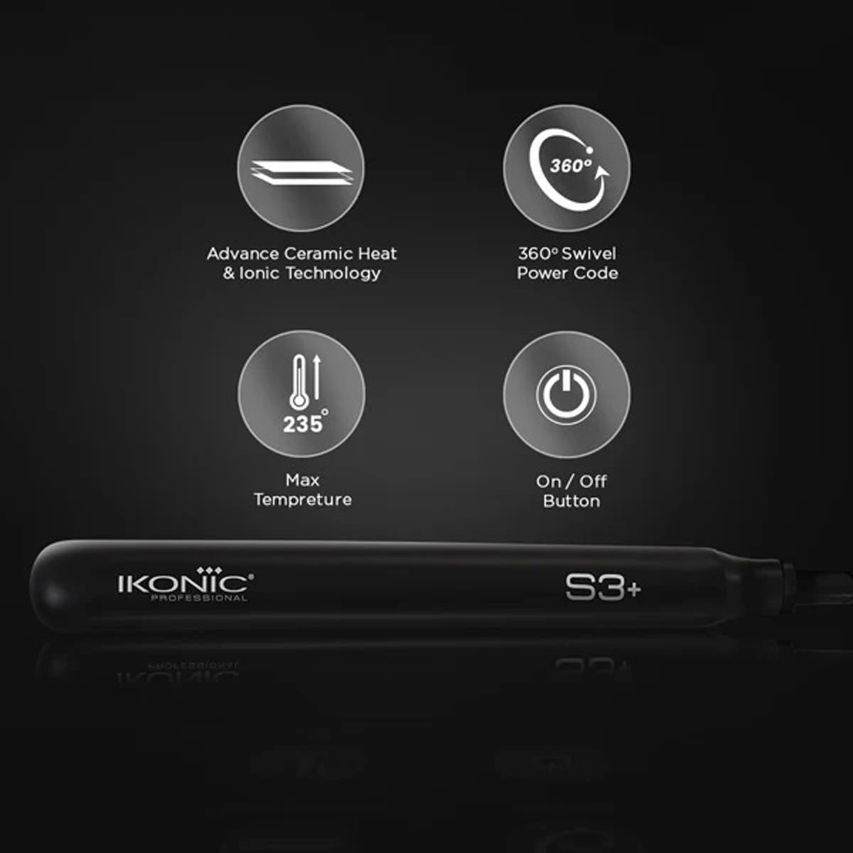 Ikonic Hair Straightener S3+