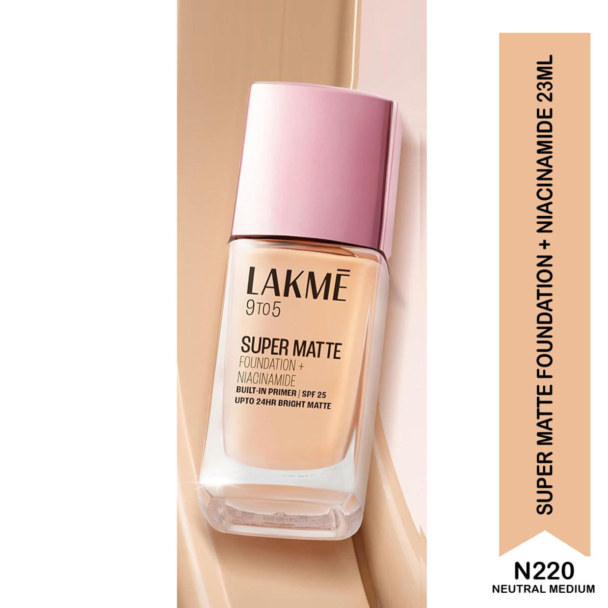 Lakme 9 To Super Matte Foundation + Niacinamide 23ML