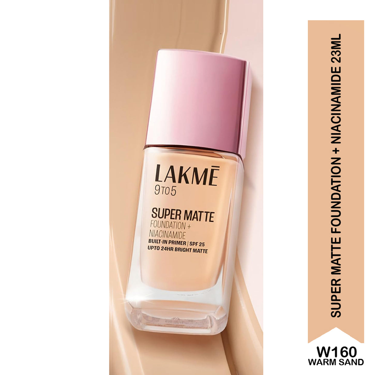 Lakme 9 To Super Matte Foundation + Niacinamide 23ML