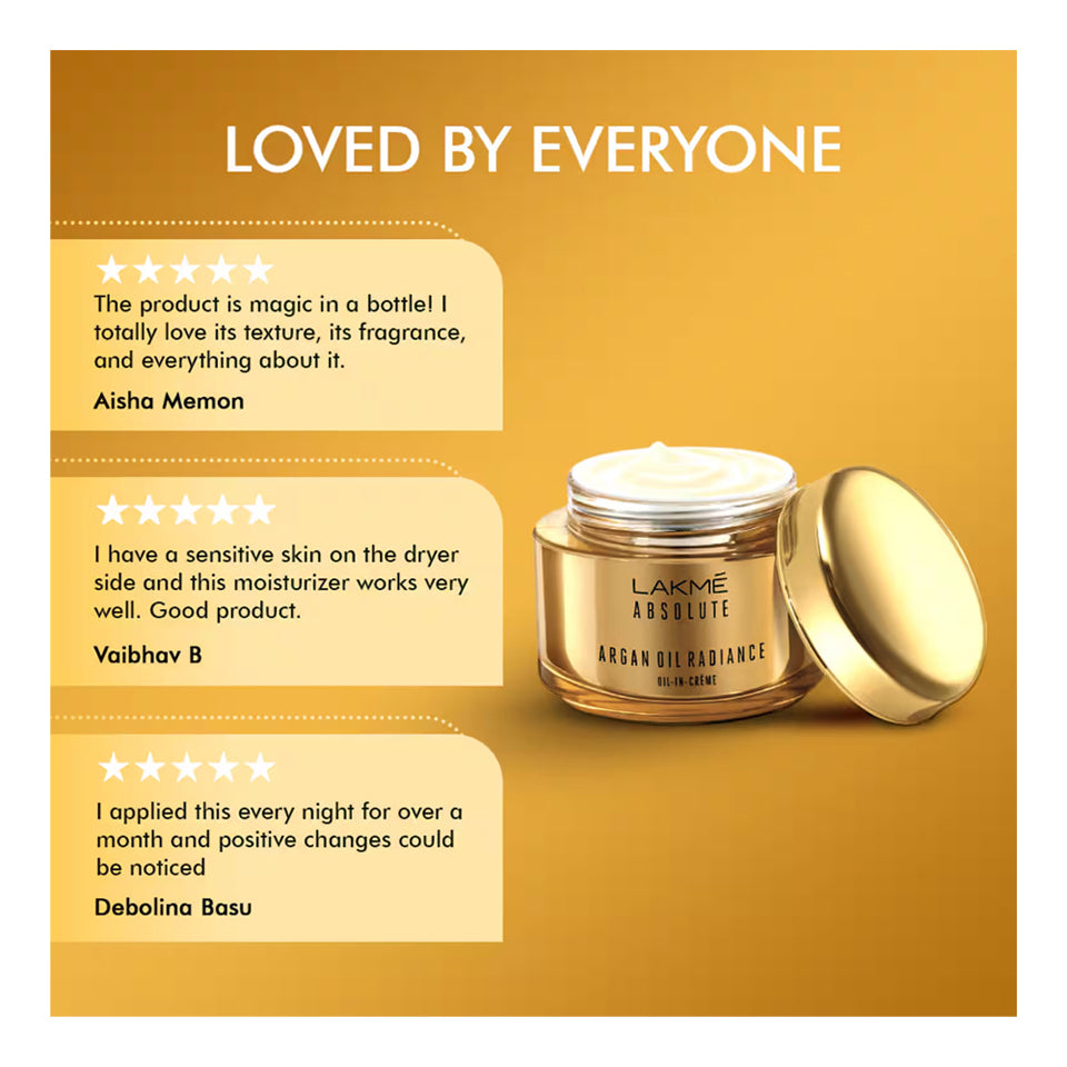 Lakme Absolute Argan Oil Radiance Oil-In-creme