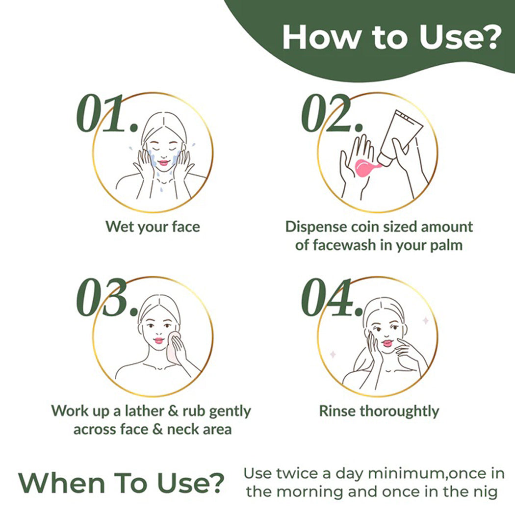 Good Vibes Tea Tree Acne Control Face Wash