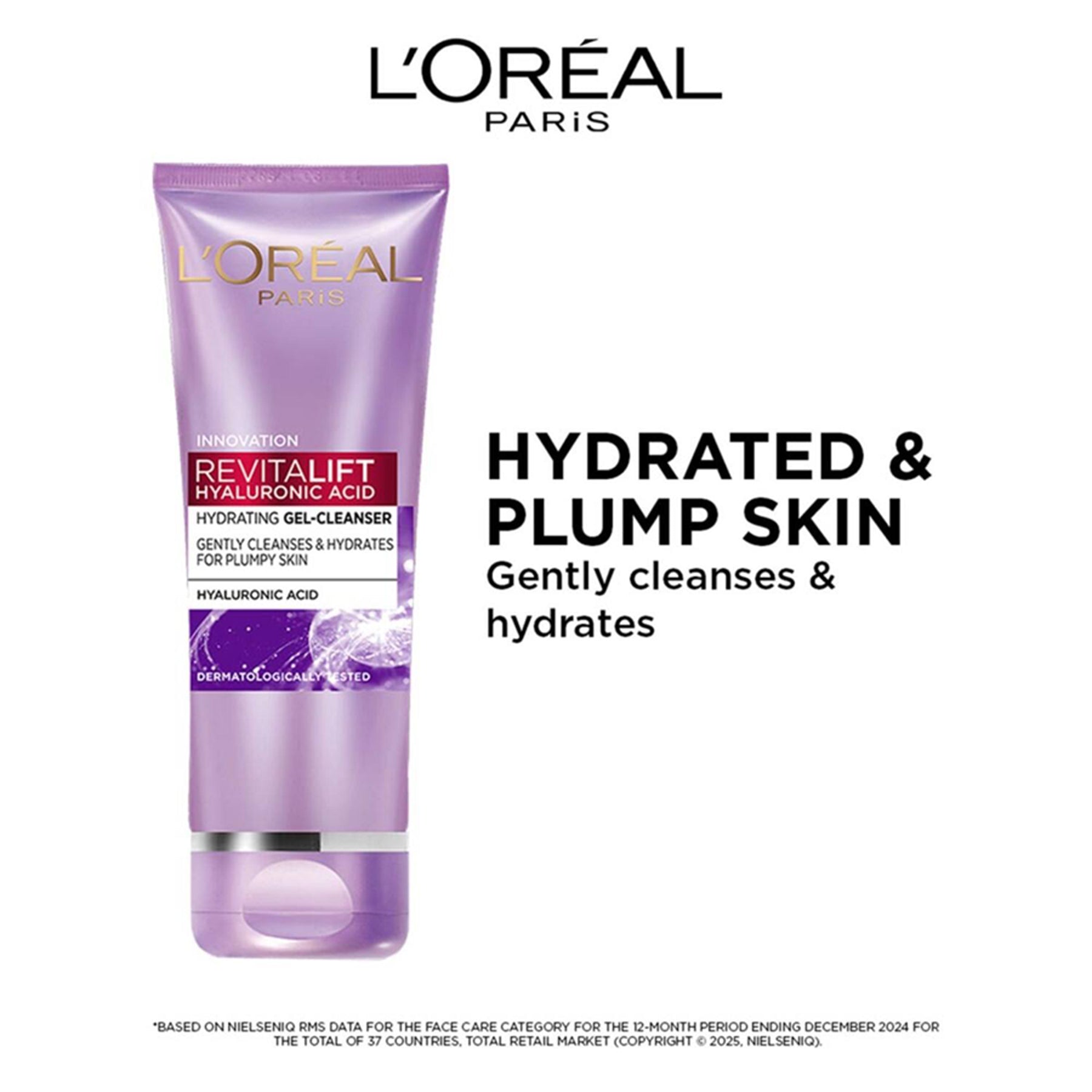 Loreal Paris Revitalift Hyaluronic Acid Oil Control Replumping Cleansing Gel