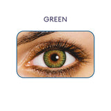 Freshlook Odcc Contact Lenses Green 5 PAIR BOX