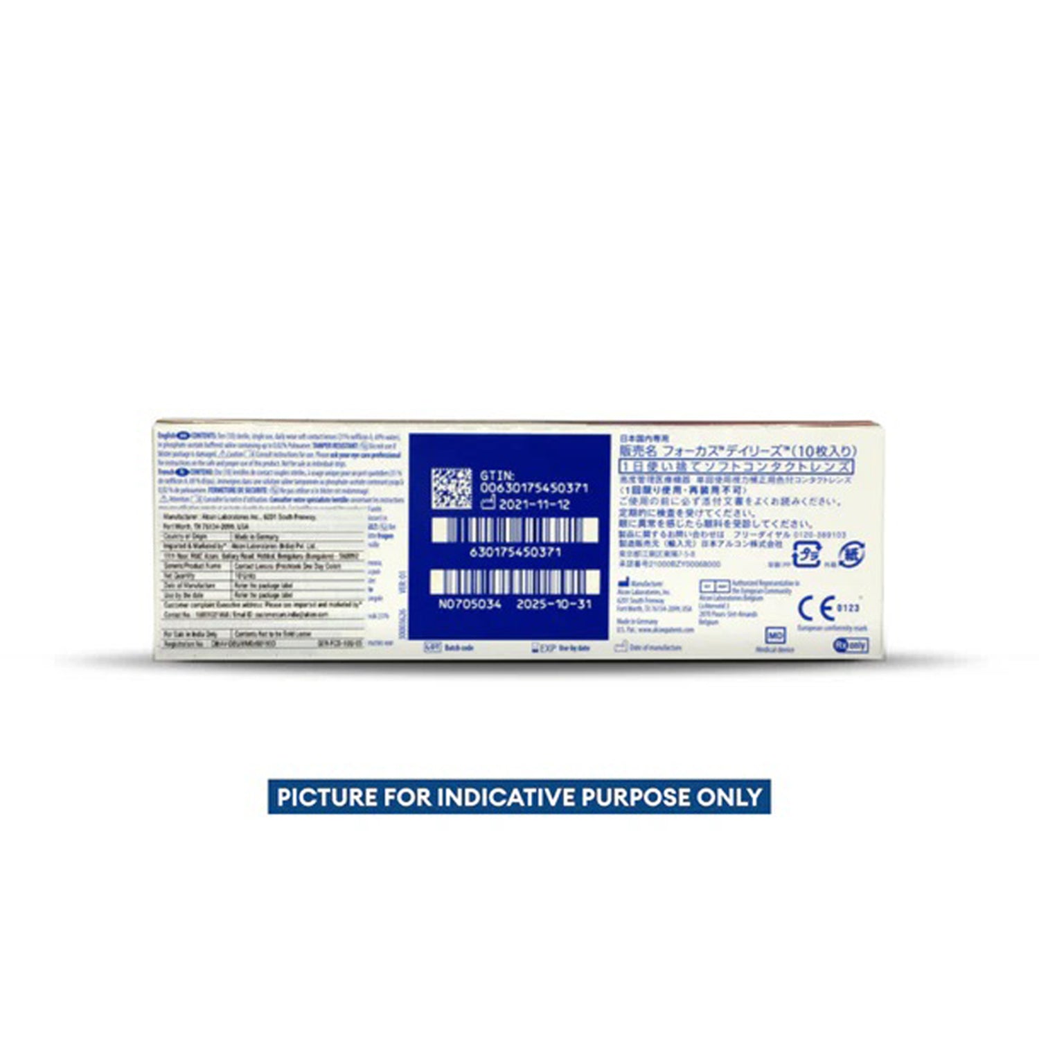 Freshlook Odcc Contact Lenses Gray 5 PAIR BOX