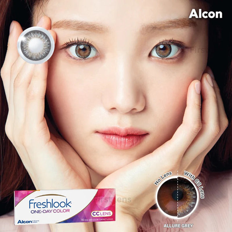 Freshlook Cc Contact Lenses Allure Hazel 5 PAIR BOX