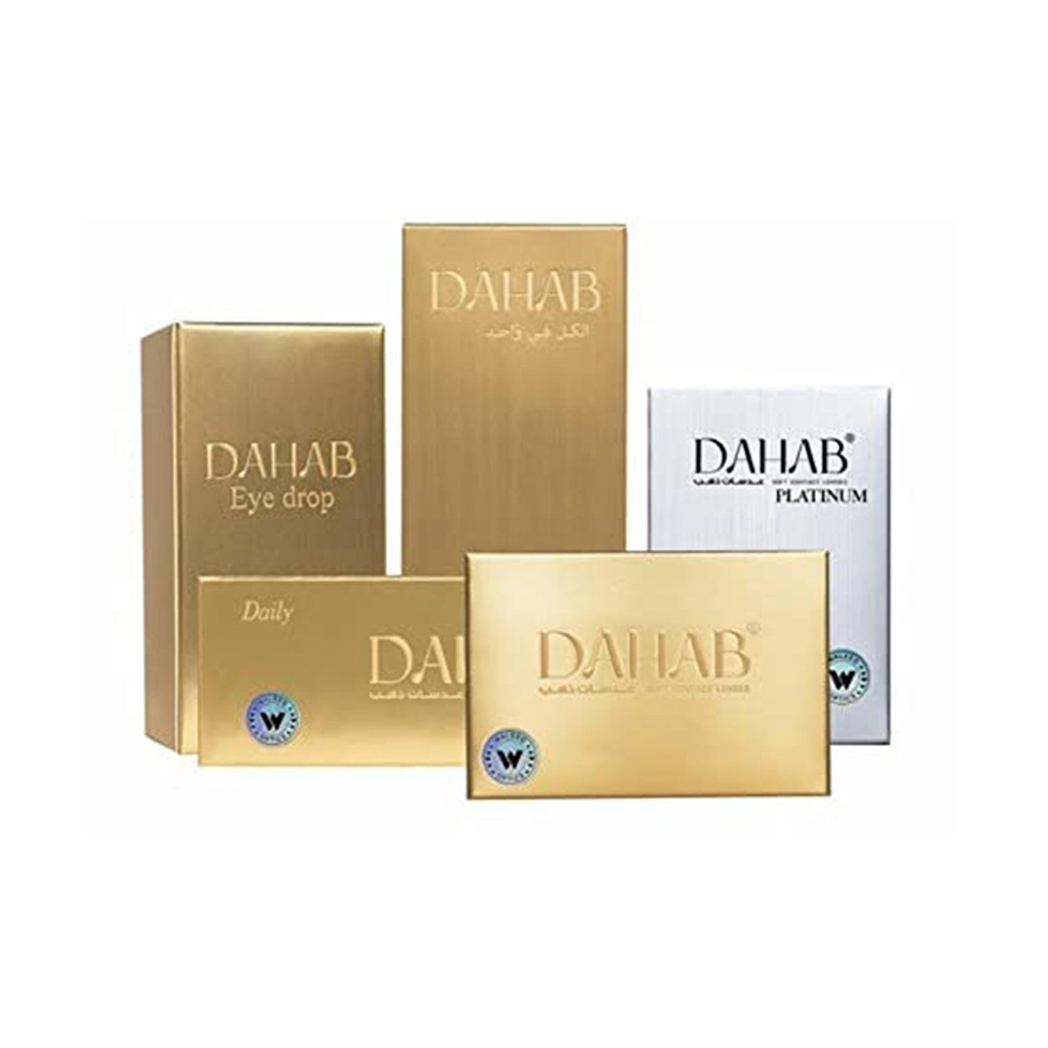 Dahab Contact Lenses 14 Cat Eye 5 PAIR BOX