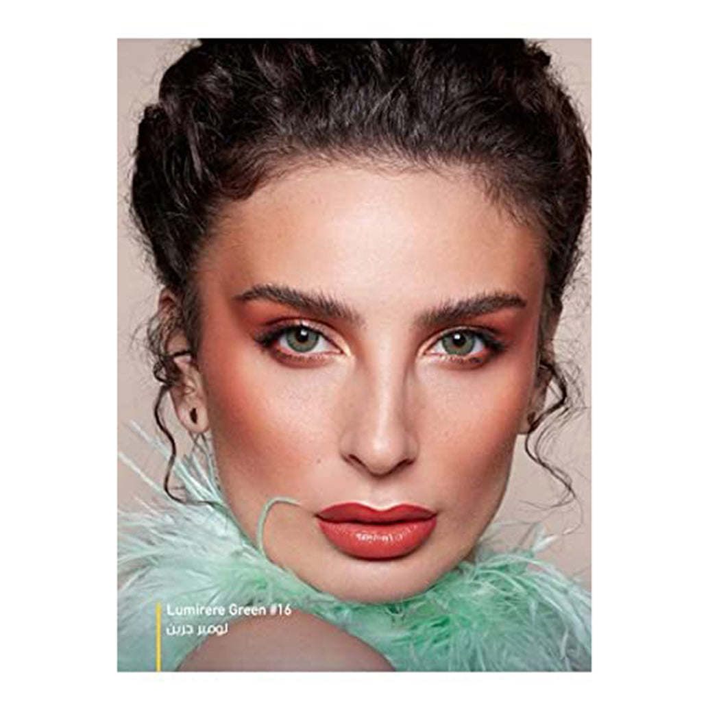 Dahab Contact Lenses 16 Lumirere Green 5 PAIR BOX